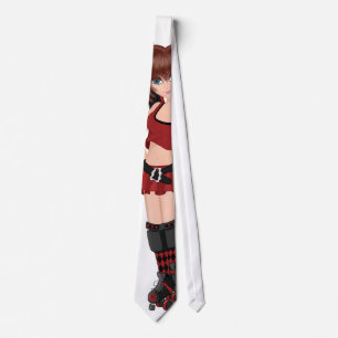 Roller Derby Anime Fairy Skating Neck Tie