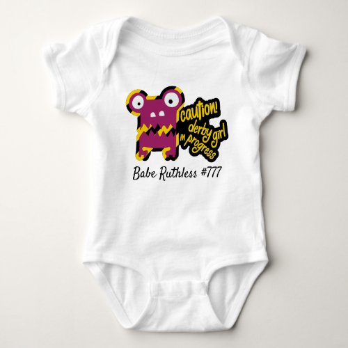 Roller Derby Baby Bodysuit _ Personalize It