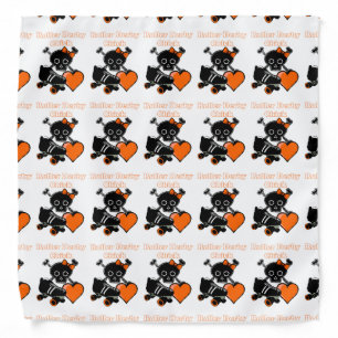 Roller Derby Chick (Orange) Bandana