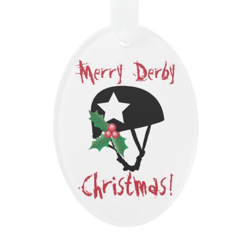 Roller Derby Christmas, Roller Skating Ornament
