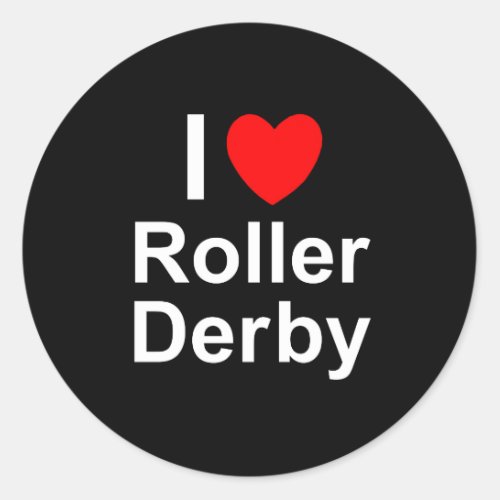 Roller Derby Classic Round Sticker