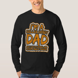 Roller Derby Dad Skate Team Vintage Father's Day T-Shirt