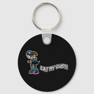 Roller Derby Eat my Dust Keychain
