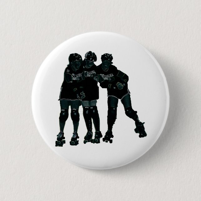 Roller Derby Girls Button (Front)