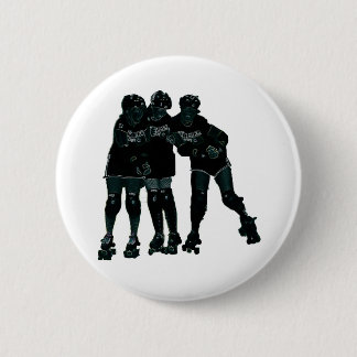 Roller Derby Girls Button