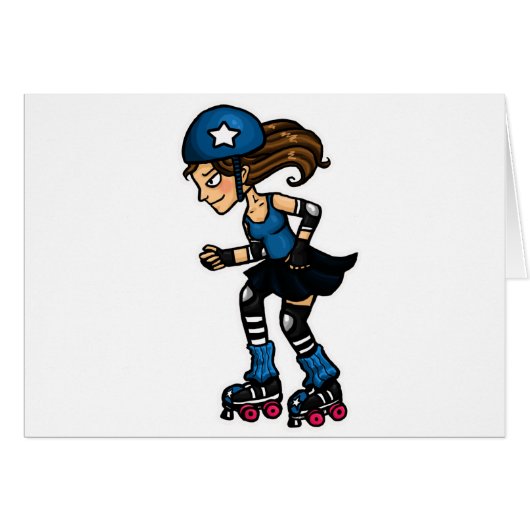 Roller Derby Jammer Cards (Front Horizontal)