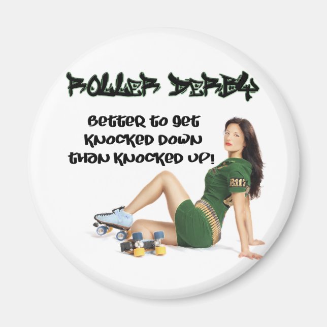 Roller Derby... Magnet (Front)