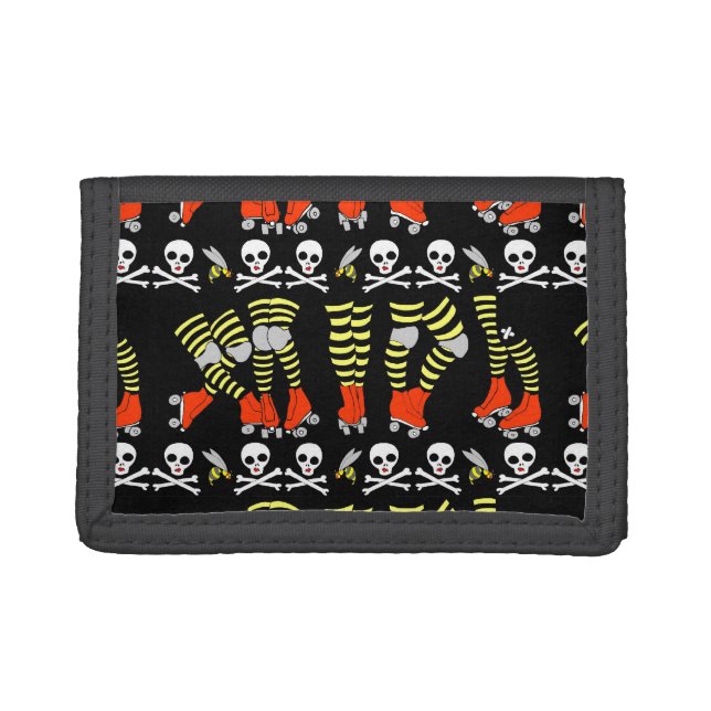 Roller Derby nylon wallet (Front)