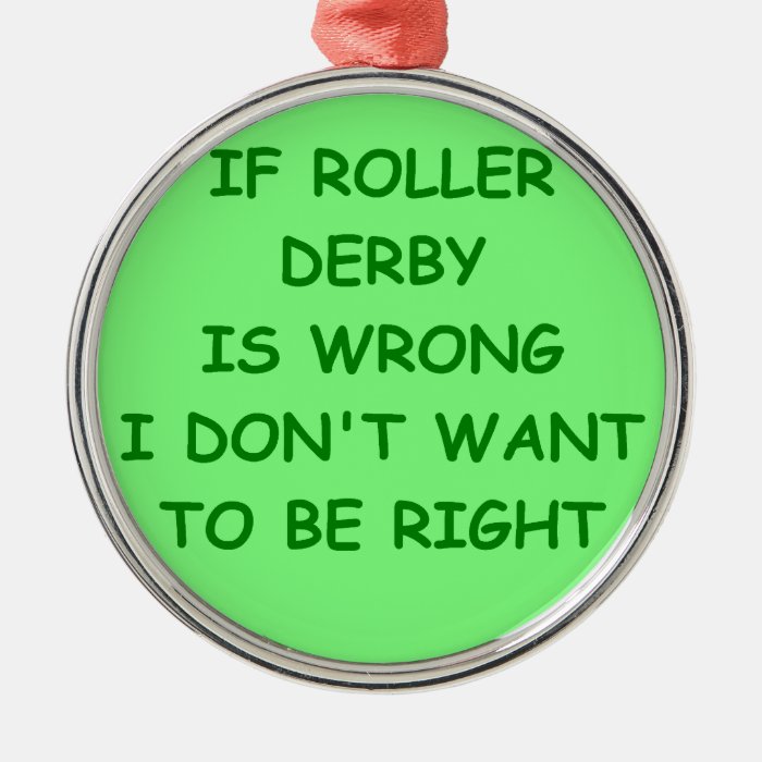 roller derby ornaments