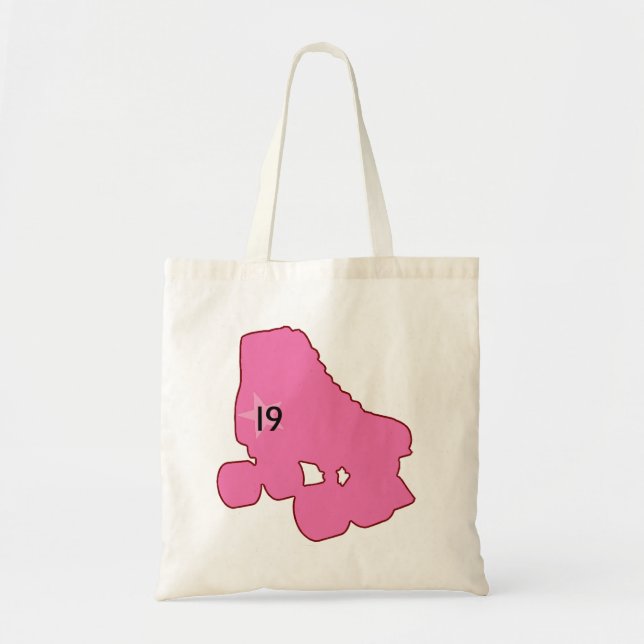 Roller Derby Pink Skate Bag (Front)