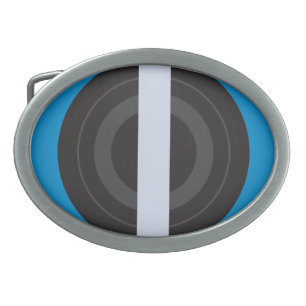 Roller Derby Pivot Oval Belt Buckle