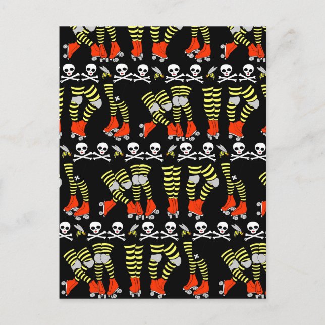 Roller Derby postcard (Front)