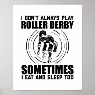 Roller Derby Sayings Poster