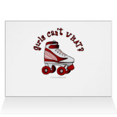 Roller Derby Skate - Red Cards (Inside Horizontal (Top))