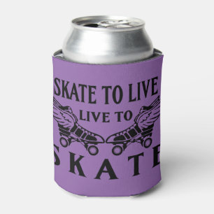 Roller Derby, Skate to Live Live to Skate Can Cooler