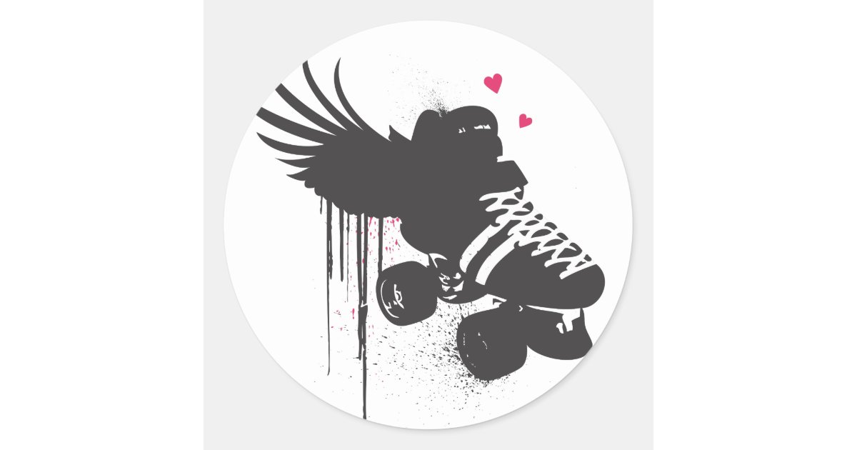 Roller Derby Sticker Zazzle 