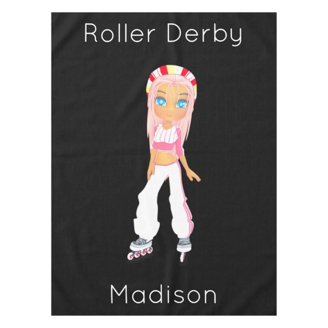 Roller Derby Tablecloth (Front)