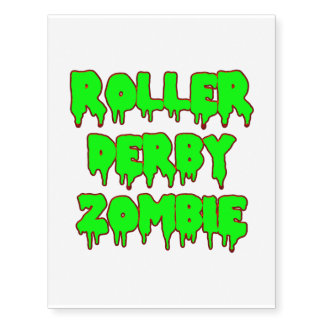 Roller Derby Zombie tattoo