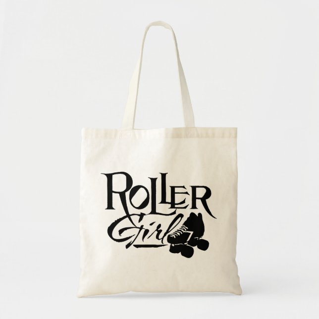 Roller Girl, Roller Derby Tote Bag (Front)