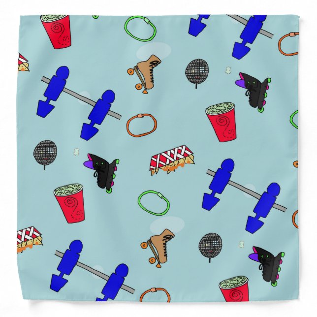 Roller Rink bandana (Front)