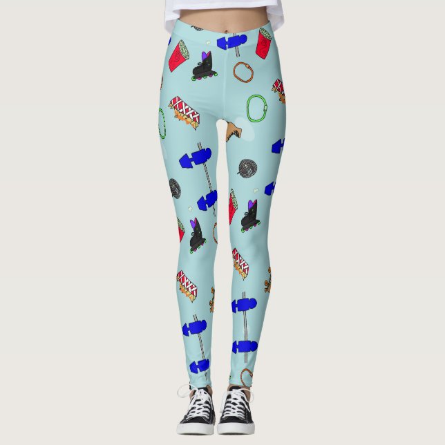 Roller Rink leggings (Front)