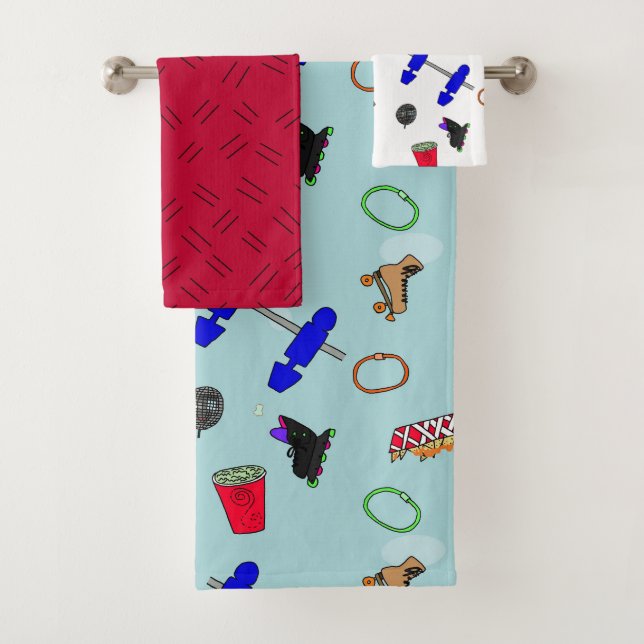 Roller Rink towel set (Insitu)