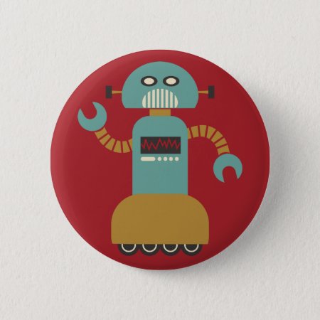 Roller Robot Flair Button