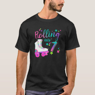 Roller Skate Birthday 5Th 80'S Outfit Decades Part T-Shirt