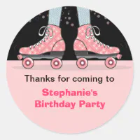  20 Glitter Ice Skate Stickers, Holiday Party Favor