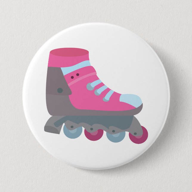 Roller Skate Button (Front)