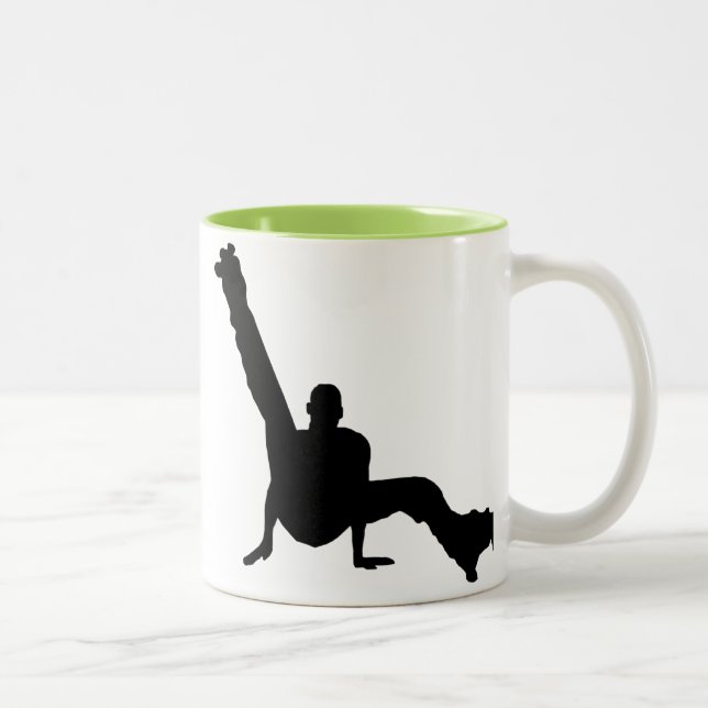Roller Skate Dancing Two-Tone Coffee Mug (Right)