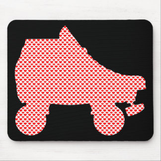roller skate love mouse pad