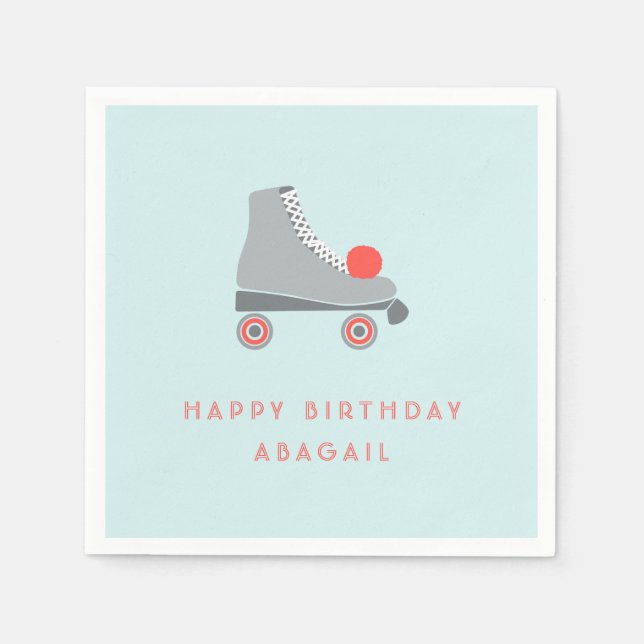 Roller Skate Napkins (Front)