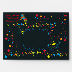 Roller Skate Party Envelope