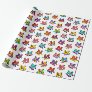 Roller Skate Party Kids Wrapping Paper