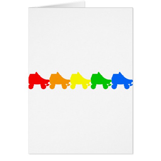 roller skate rainbow cards (Front)