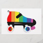 roller skate rainbow stripes (Back)