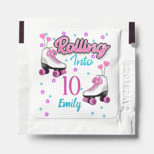 Roller Skate Skating Custom Birthday MAtching  Hand Sanitizer Packet