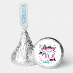 Roller Skate Skating Custom Birthday MAtching  Hershey®'s Kisses®