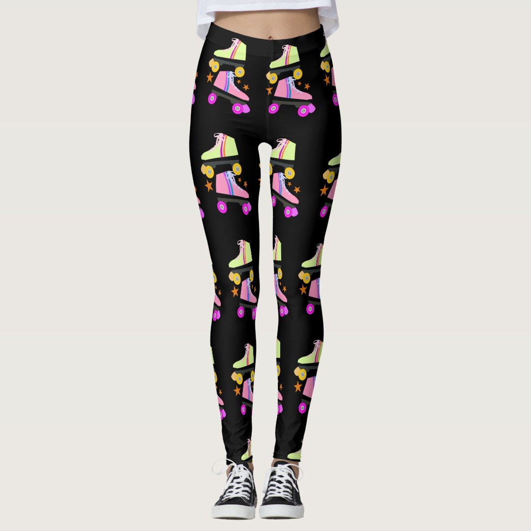 Roller Skate Style Leggings Zazzle