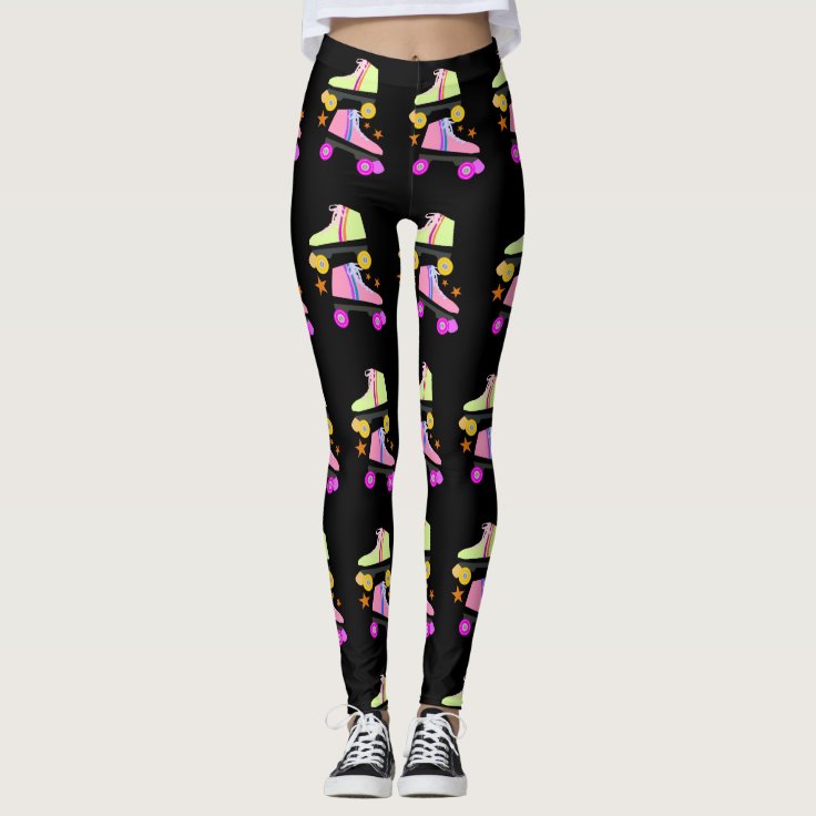 Roller Skate Style Leggings Zazzle