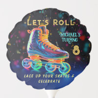 Roller Skate, Turning 8 Balloon