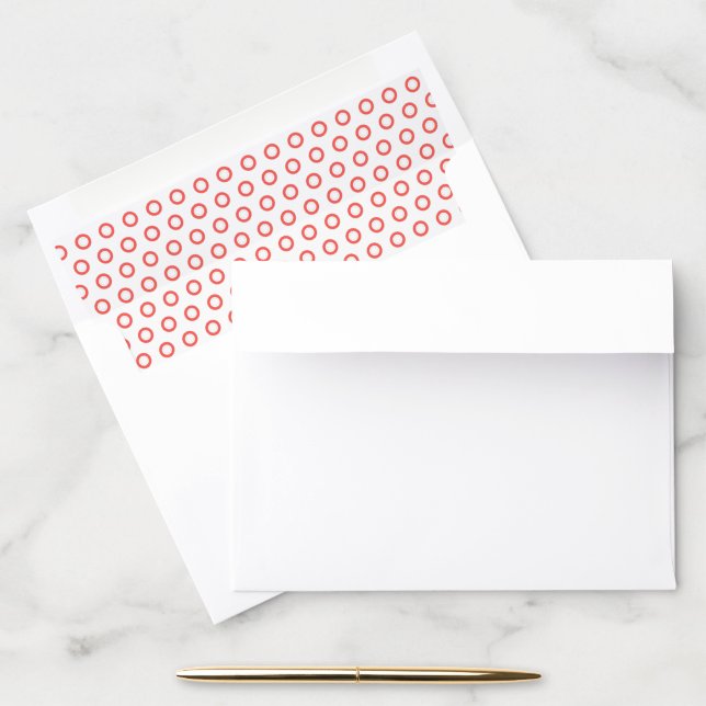 Roller Skate Wheels Party Envelope Liner (Desk)