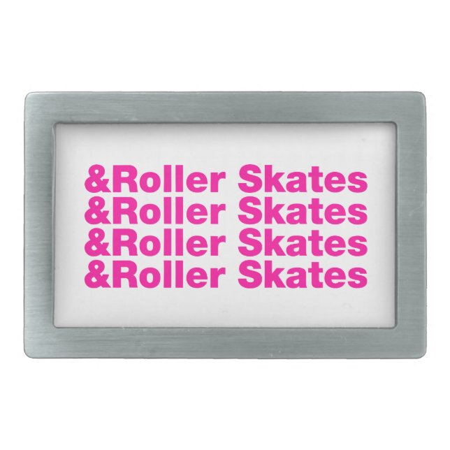 & Roller Skates Belt Buckle (Front)