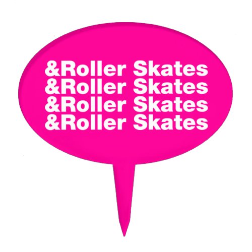  Roller Skates Cake Topper