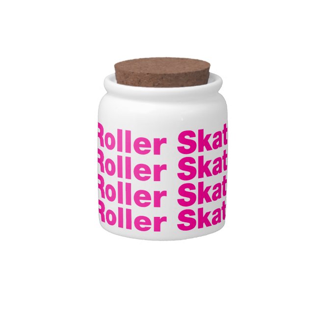 & Roller Skates Candy Jar (Front)