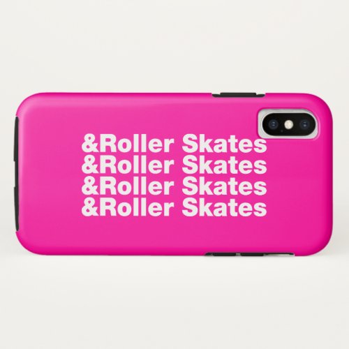  Roller Skates iPhone XS Case