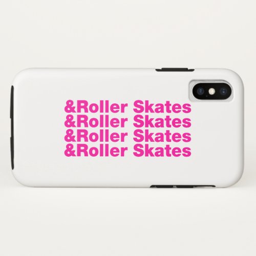  Roller Skates iPhone XS Case