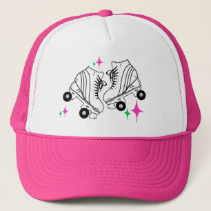 Roller Skates Derby Skating Roller Babe Trucker Hat