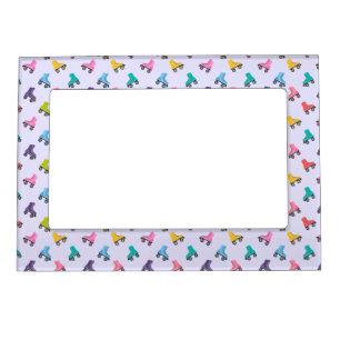 Roller Skates Design Magnetic Photo Frame